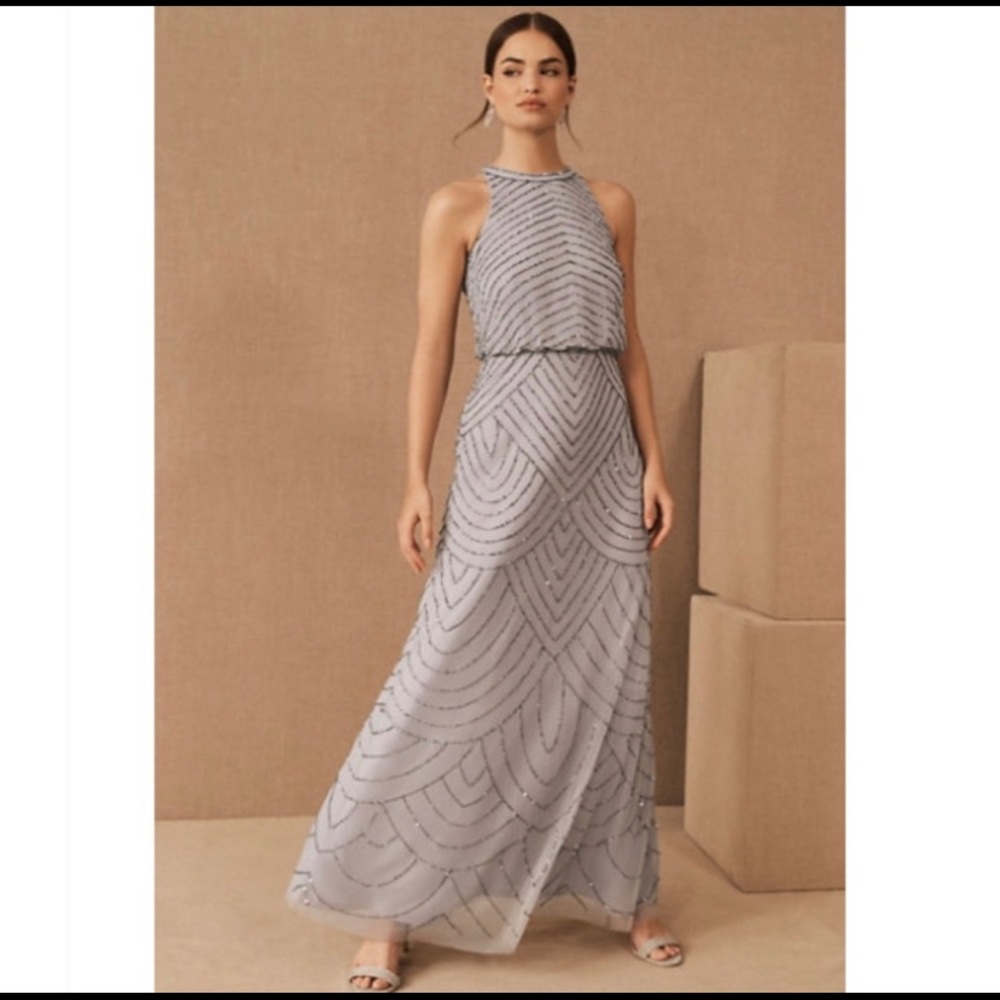 ✨NWT BHLDN Adrianna Papell Madigan Beaded Dress✨